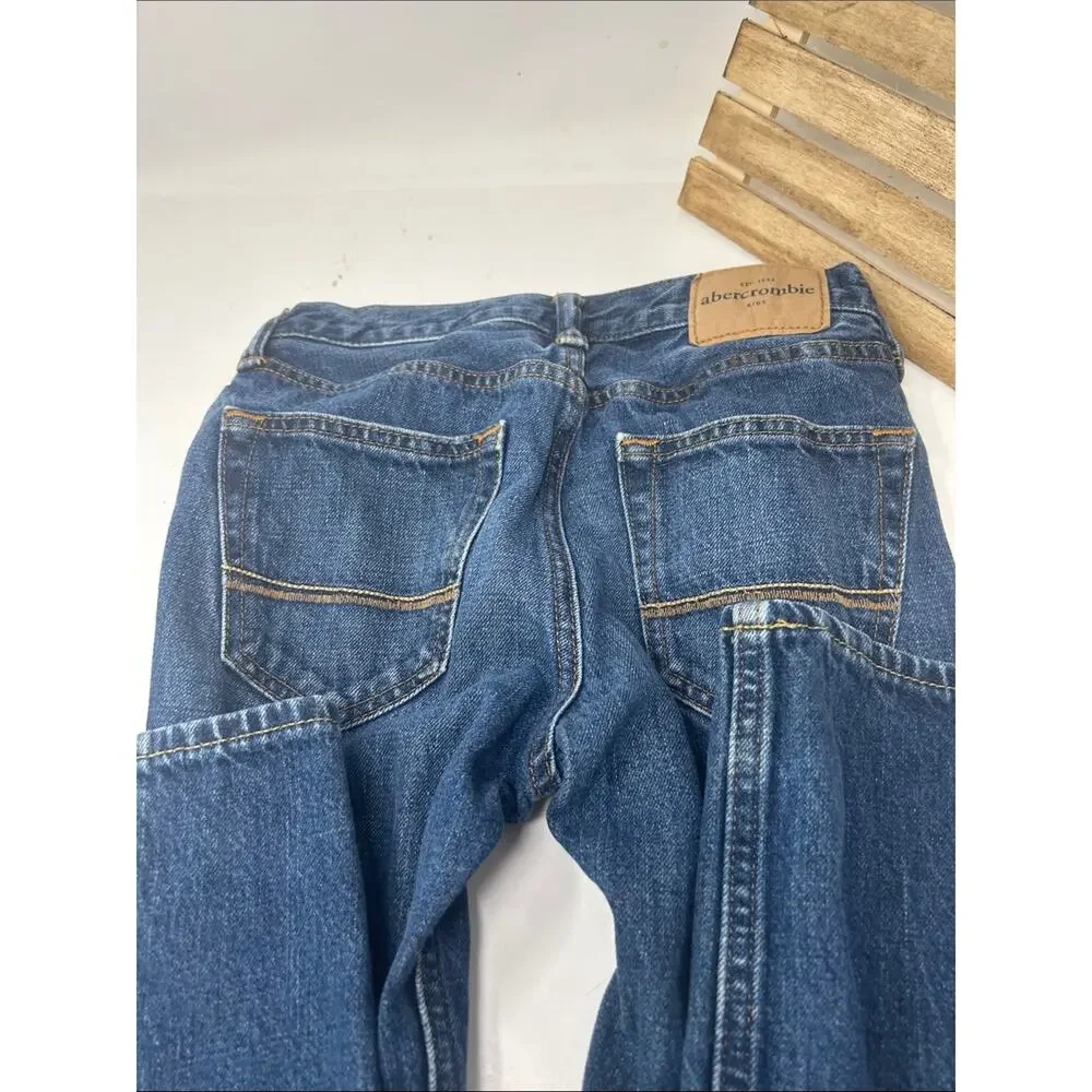 Abercrombie & Fitch Kids Slim Blue Denim Jeans Size 14 slim